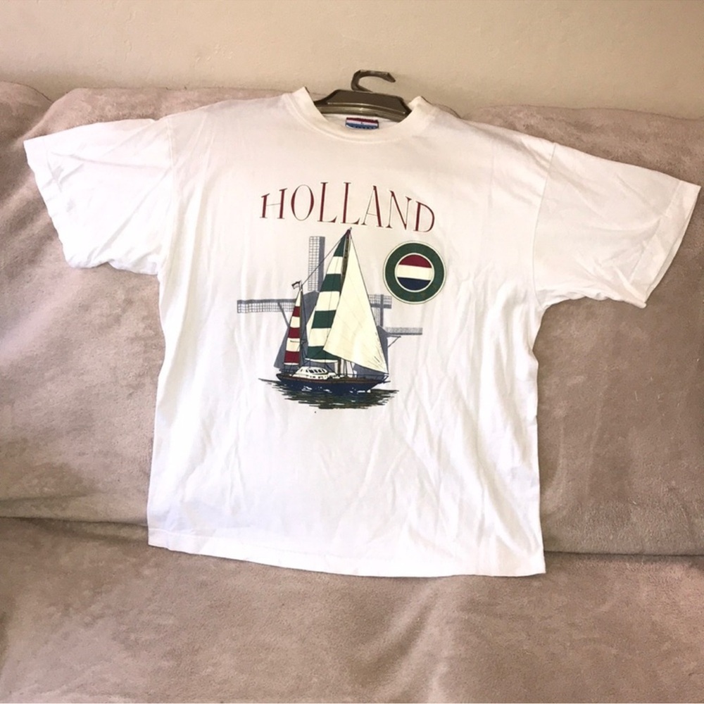 Kist design large White Holland Graphic souvenir T-Shirt